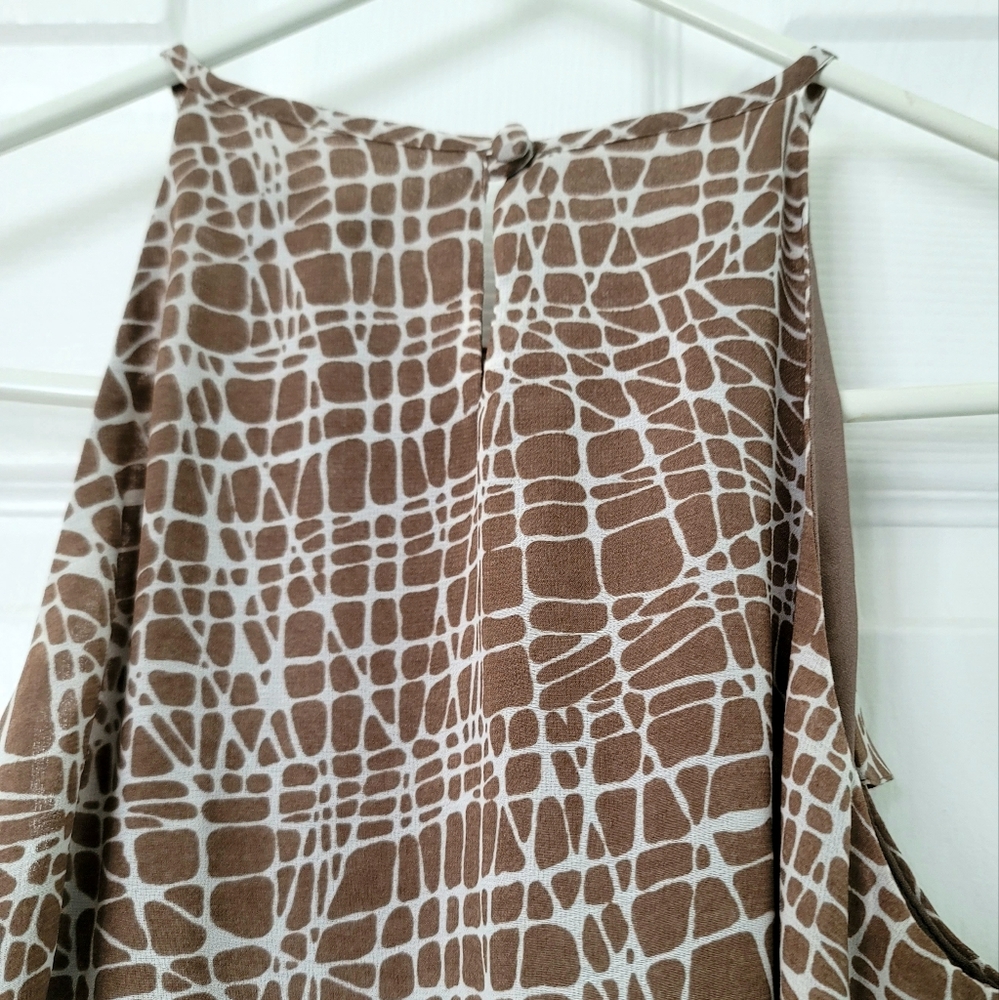 Ann Taylor Petites Women's Sleeveless Ruffled Top Size 00 - Picture 4 of 11